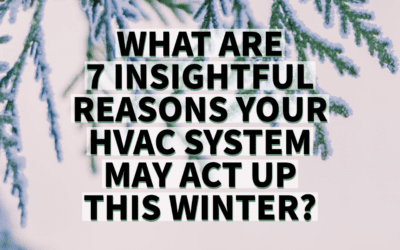 WHAT ARE 7 INSIGHTFUL REASONS YOUR HVAC SYSTEM MAY ACT UP THIS WINTER?  